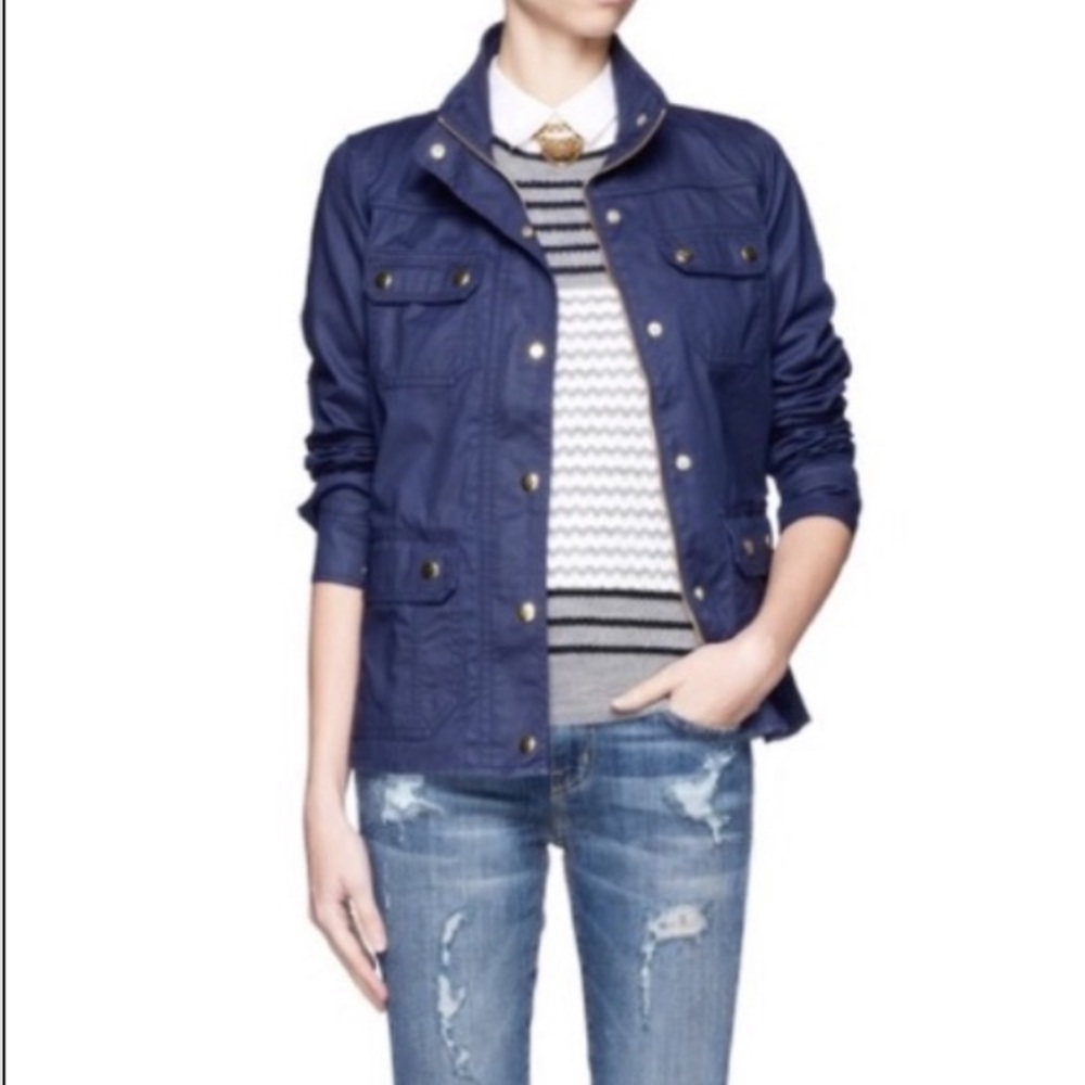 J Crew Field Jacket Size Small - Picture 2 of 3